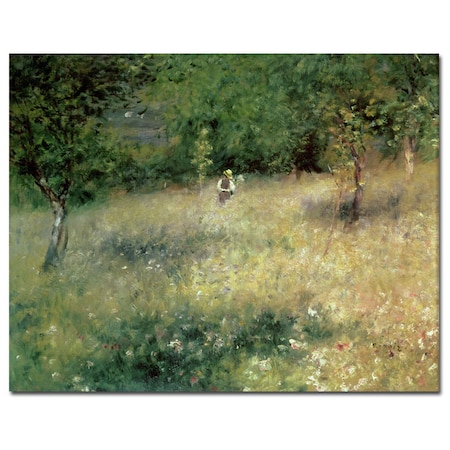 Pierre Renoir 'Spring At Catou 1872-5' Canvas Art Ready To,24x32